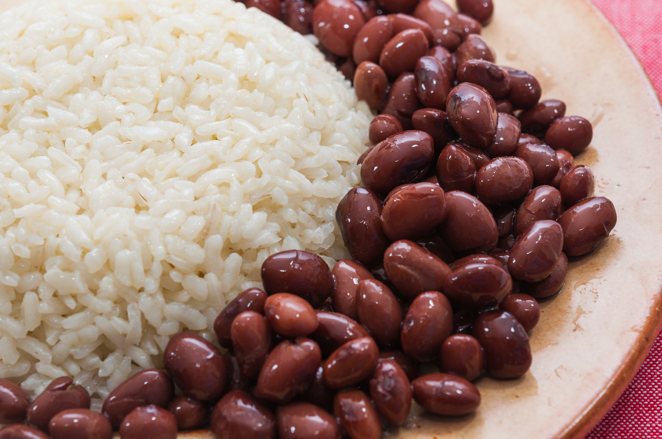 Rice dish with red beans